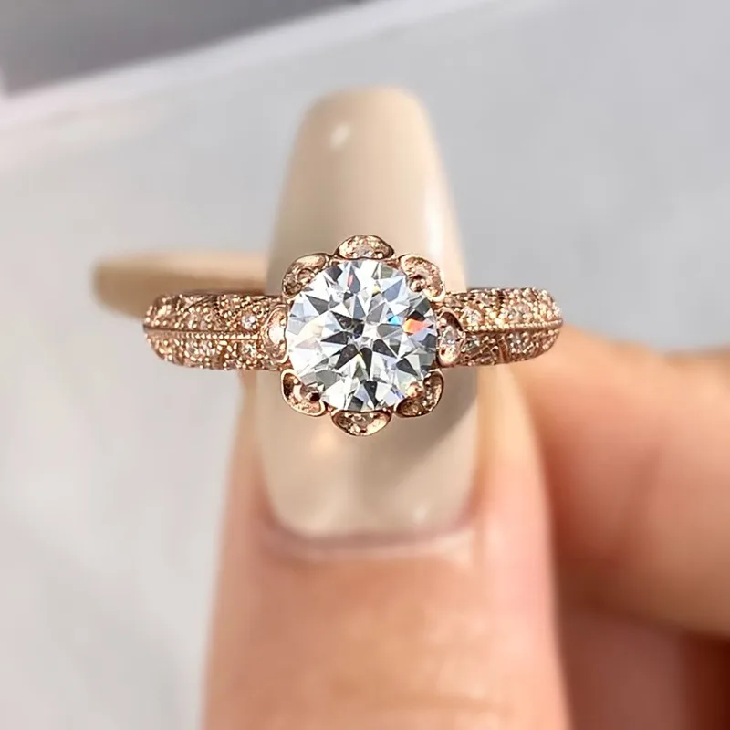 DWJ 1CT The Milky Way Certified Moissanite Diamond Rings For Women Gift Real 925 Sterling Silver Rose Gold Color Fine Jewelry
DWJ 1CT The Milky Way Certified Moissanite Diamond Rings For Women Gift Real 925 Sterling Silver Rose Gold Color Fine Jewelry