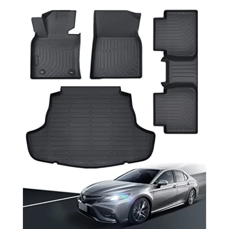 2024-2018 for Toyota Camry 8th Gen All Weather TPE Floor Mats Front Rear 2nd Seat Cargo Liner Trunk Mat Waterproof Anti-Slip FW
2024-2018 for Toyota Camry 8th Gen All Weather TPE Floor Mats Front Rear 2nd Seat Cargo Liner Trunk Mat Waterproof Anti-Slip FW