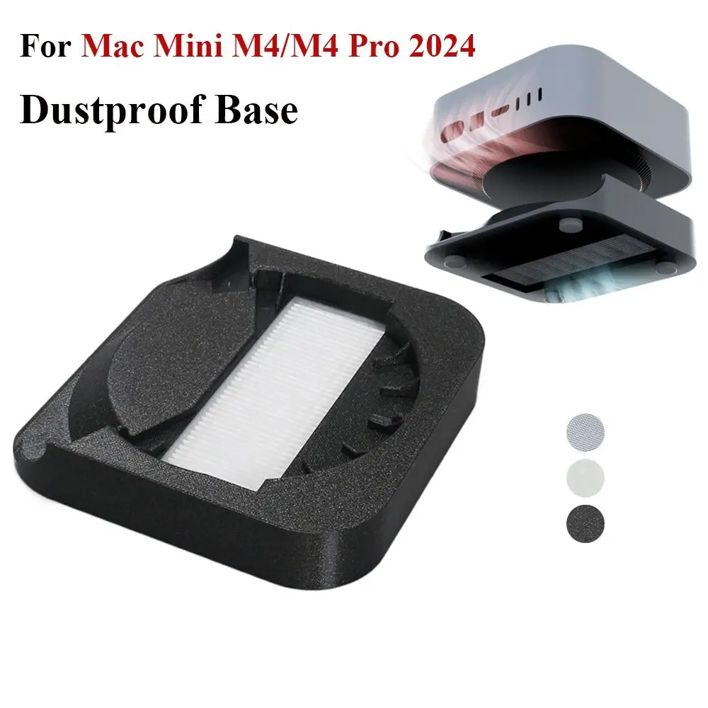Dustproof Host Bracket Filter Dust Anti-slip Power Switch Base Heightening Portable Host Mount Stand for Mac Mini M4/M4 Pro 2024
Dustproof Host Bracket Filter Dust Anti-slip Power Switch Base Heightening Portable Host Mount Stand for Mac Mini M4/M4 Pro 2024