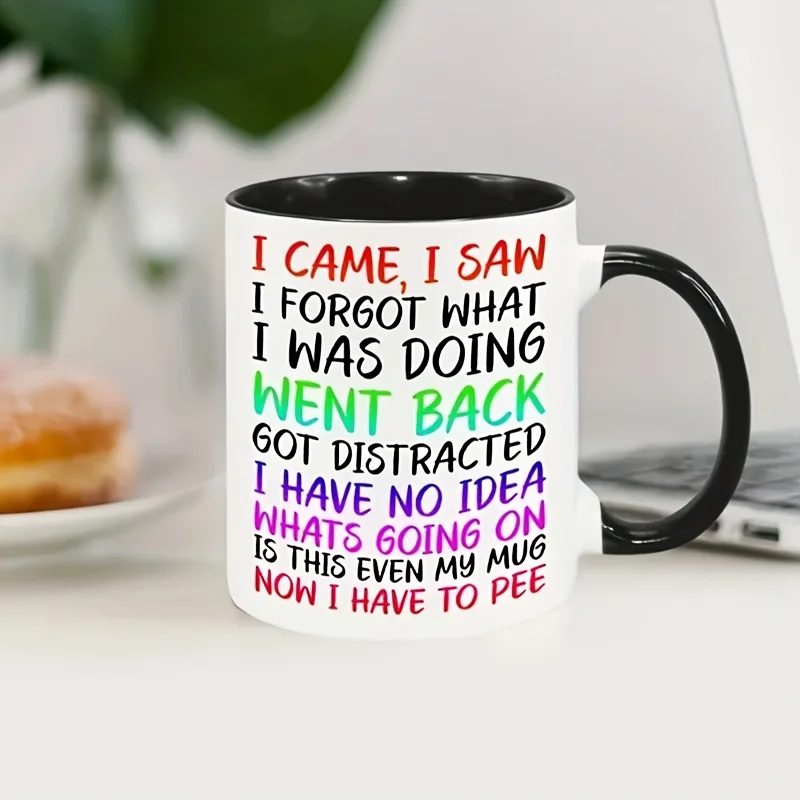 1pc I Came I Saw I Forgot Mugs, Reusable Novelty Mugs Birthday Christmas Funny Gifts Novelty Unique Gifts For Mom Dad Friends Si
1pc I Came I Saw I Forgot Mugs, Reusable Novelty Mugs Birthday Christmas Funny Gifts Novelty Unique Gifts For Mom Dad Friends Si