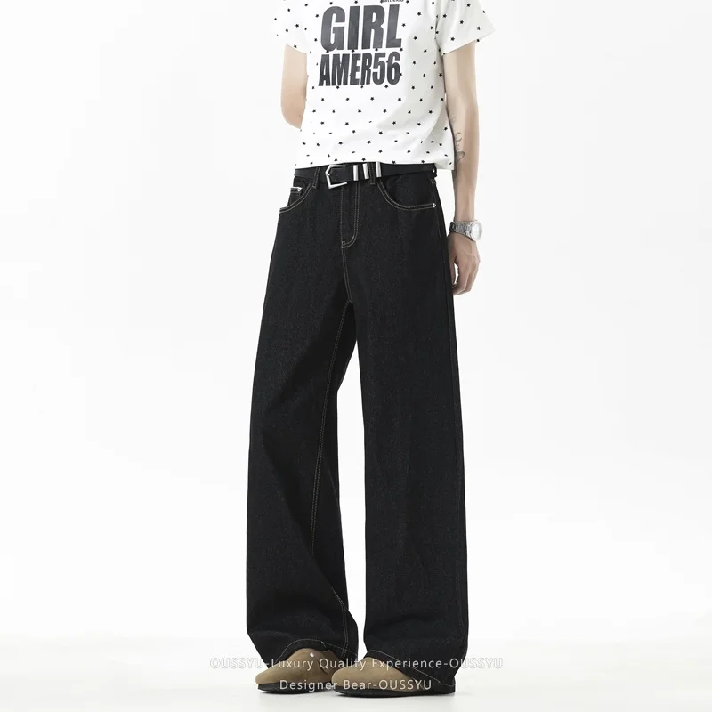 2026 Good Quality Denim High Waist Wide Leg Jeans Loose Straight Leg Black Casual Streetwear Fashion Long Trousers Trendy Style
2026 Good Quality Denim High Waist Wide Leg Jeans Loose Straight Leg Black Casual Streetwear Fashion Long Trousers Trendy Style