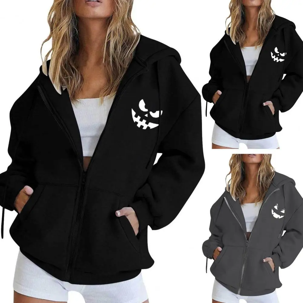 Zipper Hoodie Coat Cozy Cartoon Print Hooded Sweatshirt Stylish Loose Fit Women's Autumn Zipper Placket Casual Hoodie Coat Large
Zipper Hoodie Coat Cozy Cartoon Print Hooded Sweatshirt Stylish Loose Fit Women's Autumn Zipper Placket Casual Hoodie Coat Large