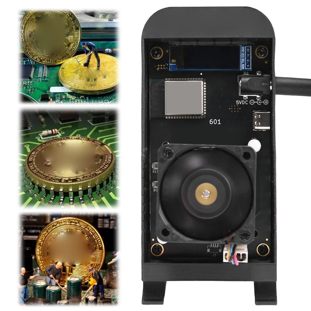 Bitaxe Gamma 601 Bitcoins Miner 18 Вт Bitcoin BTC Miner Wi-Fi Silent Crypto Mining Machine BM1370 Asic Chip от Antminer S21 Pro
Bitaxe Gamma 601 Bitcoins Miner 18 Вт Bitcoin BTC Miner Wi-Fi Silent Crypto Mining Machine BM1370 Asic Chip от Antminer S21 Pro