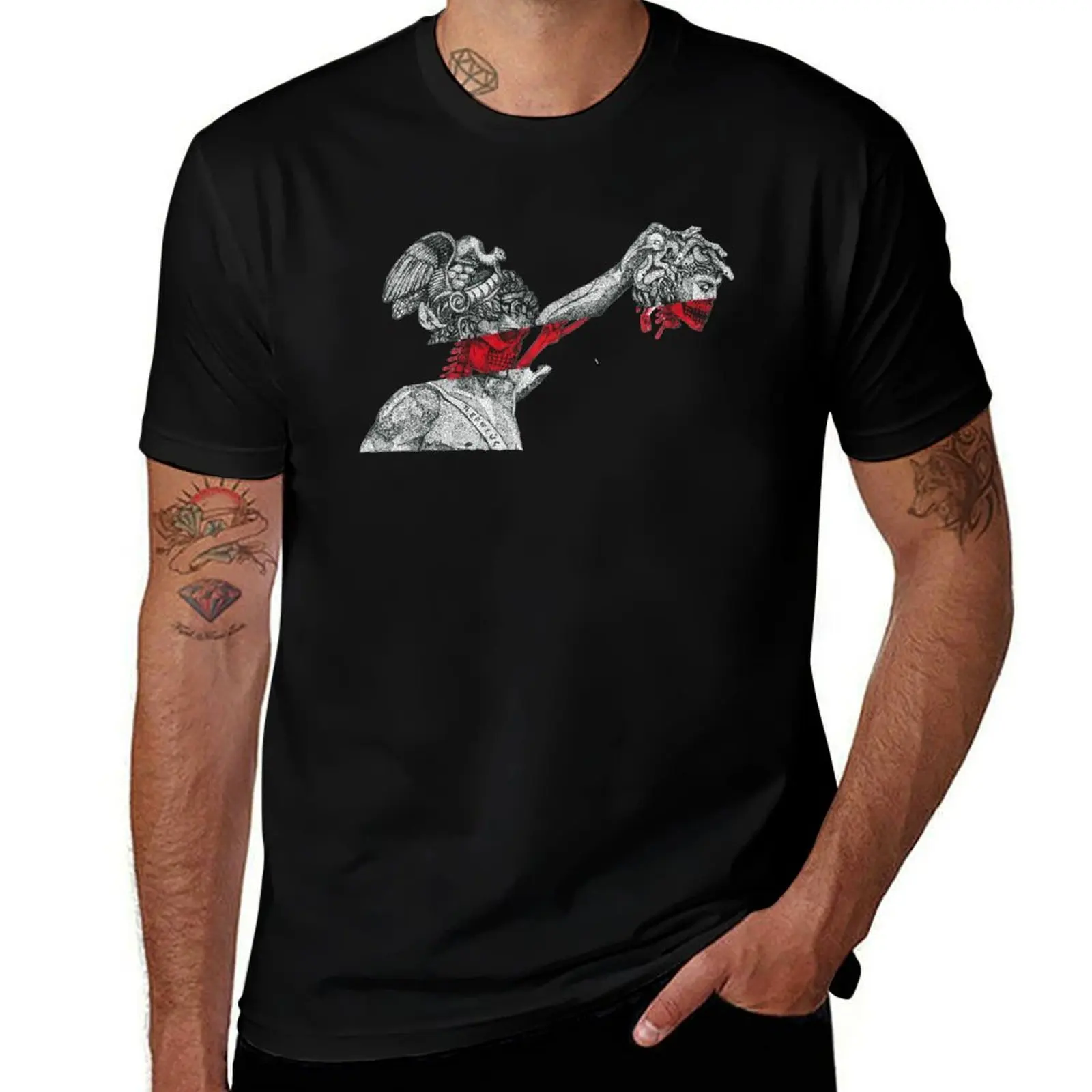 Perseus with the Head of Medusa T-Shirt summer tops shirts graphic tee Men's t shirts
Perseus with the Head of Medusa T-Shirt summer tops shirts graphic tee Men's t shirts