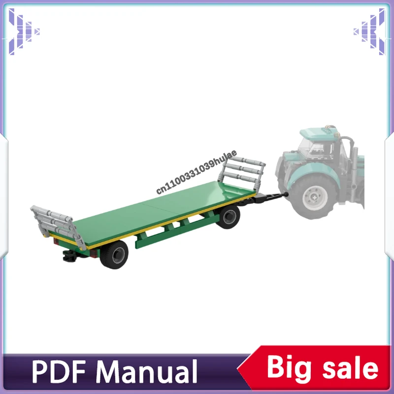 Haybale trailer for city tractor 60498 Building blocks set accessory decoration adults bricks Decoration Christmas gift
Haybale trailer for city tractor 60498 Building blocks set accessory decoration adults bricks Decoration Christmas gift
