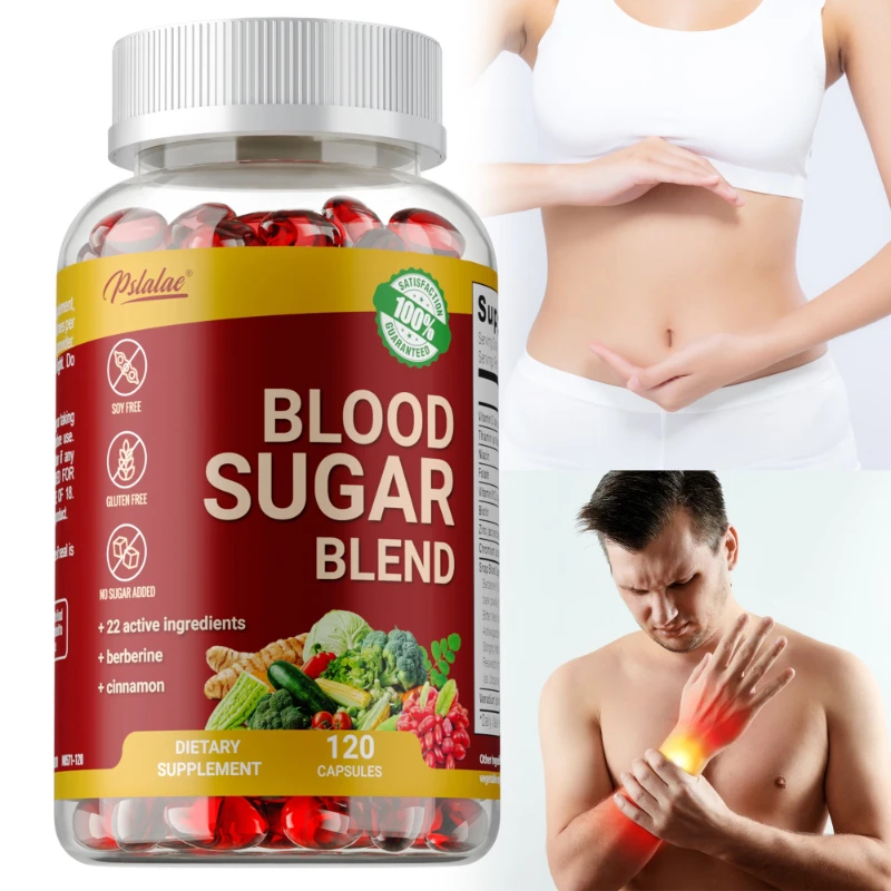 Blood Sugar Blend Capsules - Promotes Metabolism, Maintains Healthy Blood Sugar Levels, Natural Ingredients, Non-GMO
Blood Sugar Blend Capsules - Promotes Metabolism, Maintains Healthy Blood Sugar Levels, Natural Ingredients, Non-GMO