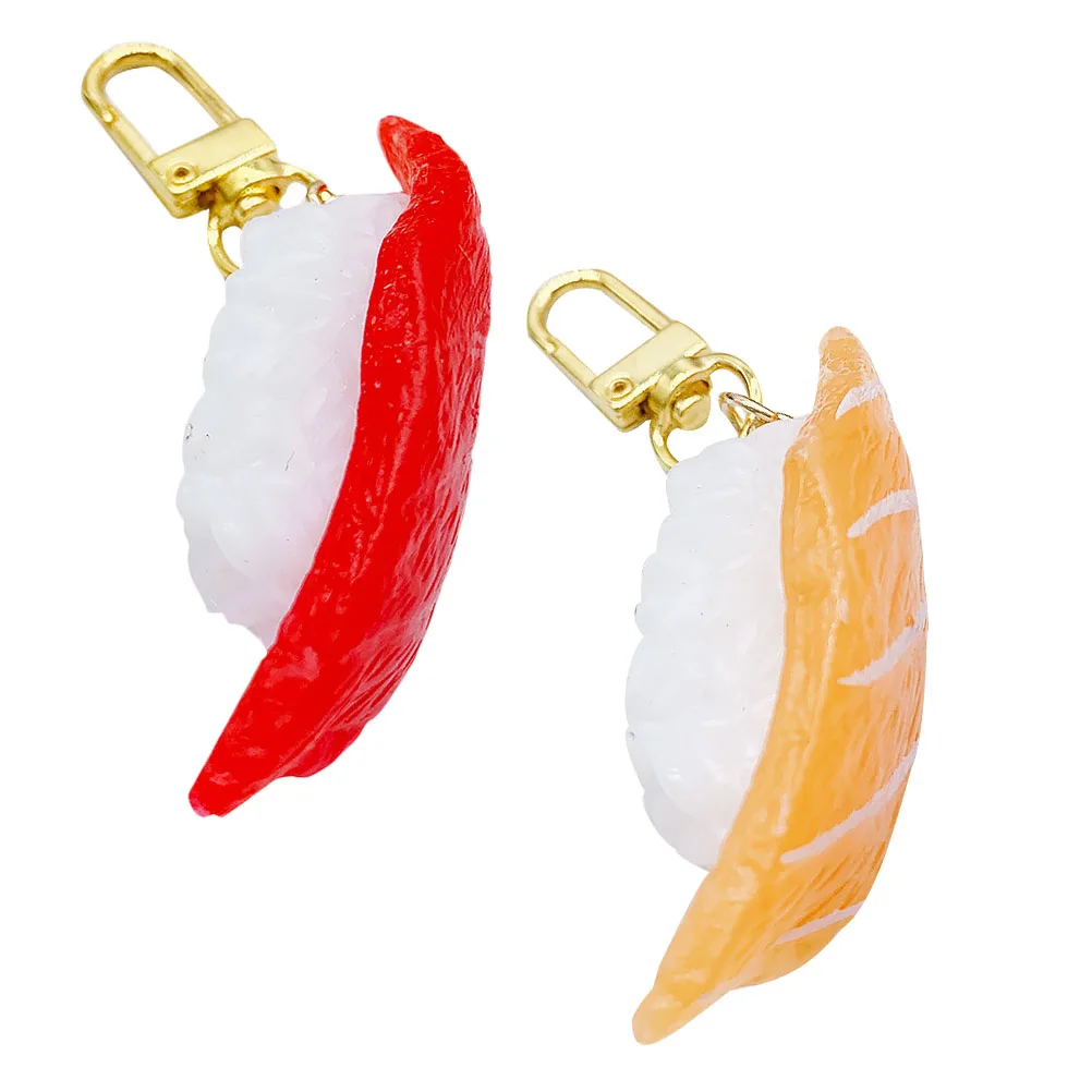 2 Pcs Simulated Sushi Pendants Key Chain Barbecue Keychain Charm Chains Imitation Food
2 Pcs Simulated Sushi Pendants Key Chain Barbecue Keychain Charm Chains Imitation Food