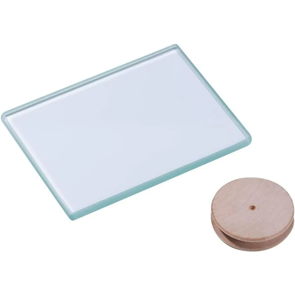 Leather Polishing Glass Slicker with Round Wooden Edge Slicker Burnisher Polishing Tools for Smoothing Polishing 5.1”x3.9”x0.3”
Leather Polishing Glass Slicker with Round Wooden Edge Slicker Burnisher Polishing Tools for Smoothing Polishing 5.1”x3.9”x0.3”