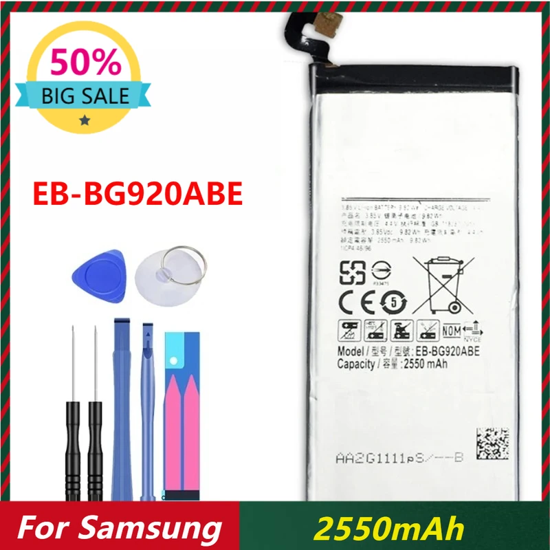 EB-BG920ABE 2550 мАч Аккумуляторы для мобильных телефонов Samsung Galaxy S6 G9200 Аккумуляторы для мобильных телефонов
EB-BG920ABE 2550 мАч Аккумуляторы для мобильных телефонов Samsung Galaxy S6 G9200 Аккумуляторы для мобильных телефонов