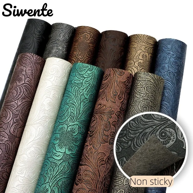 Thickened Floral Texture Non-adhesive Leather Vintage Handmade Sewing Faux Leather Fabric for Making Wallets Bag Belt Decoration
Thickened Floral Texture Non-adhesive Leather Vintage Handmade Sewing Faux Leather Fabric for Making Wallets Bag Belt Decoration