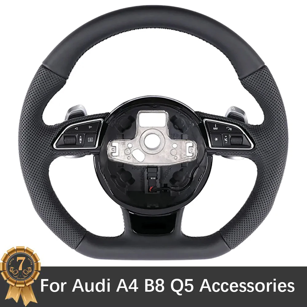For Audi A4 B8 Q5 MultiFunction Steering Wheel Assembly Leather Perforatrd Assembly Accessories
For Audi A4 B8 Q5 MultiFunction Steering Wheel Assembly Leather Perforatrd Assembly Accessories
