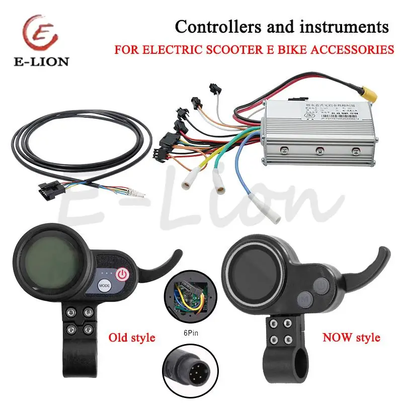 Brushless Controller No Hall Motor Accessories 36V 48V JP LCD Display Electric Scooter Power Throttle Switch
Brushless Controller No Hall Motor Accessories 36V 48V JP LCD Display Electric Scooter Power Throttle Switch