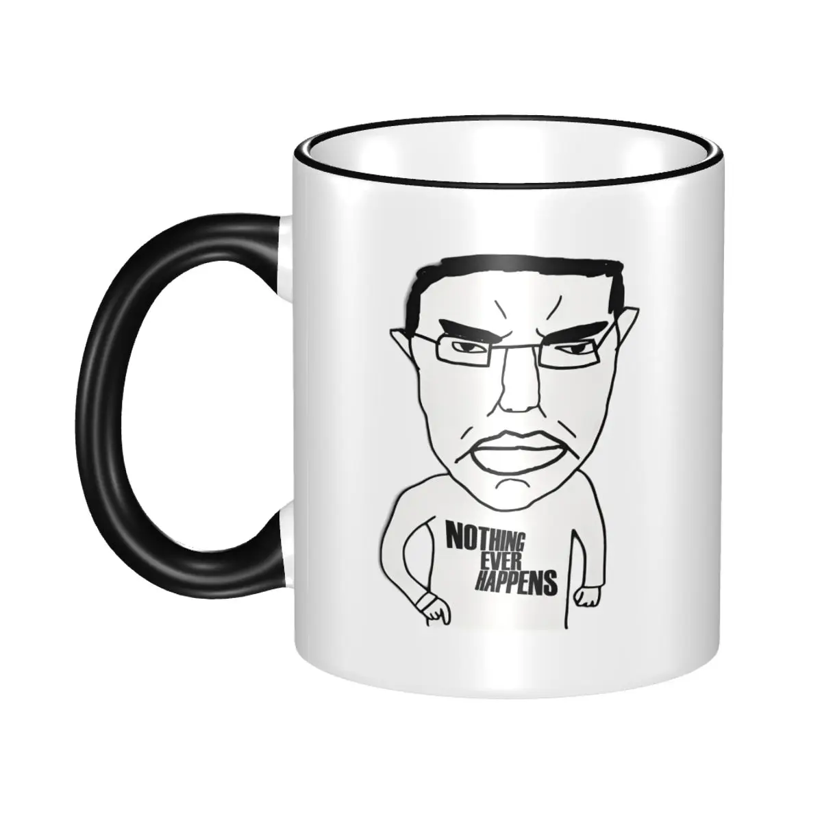 Nothing Ever Happens Funny Chudjak Meme Gift Mugs for Woman Man Funny Tea Cup Christmas Present for Home
Nothing Ever Happens Funny Chudjak Meme Gift Mugs for Woman Man Funny Tea Cup Christmas Present for Home