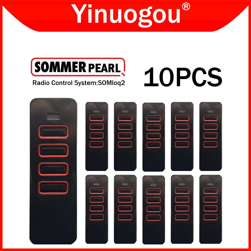 SOMMER PEARL Twin Vibe Status 4018 4019 TX55-868-4 Garage Door Gate Remote Control 868MHz Rolling Code For SOMMER SOMloq2 Series
SOMMER PEARL Twin Vibe Status 4018 4019 TX55-868-4 Garage Door Gate Remote Control 868MHz Rolling Code For SOMMER SOMloq2 Series