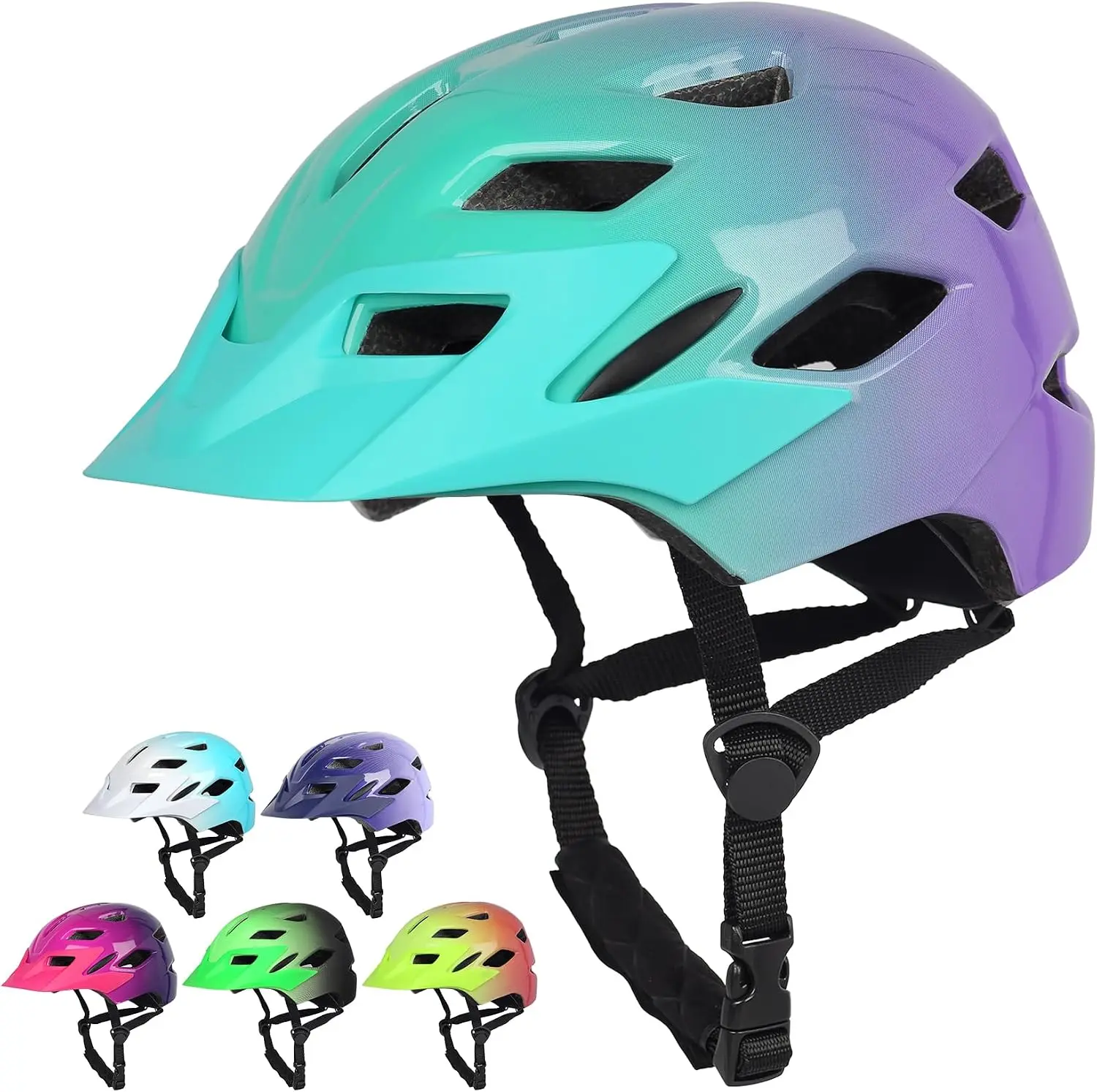 Kids Bike Helmet with LED Light, Detachable Visor, Adjustable & Lightweight for Cycling, Skating, Scooter (19.7-22.4 in)
Kids Bike Helmet with LED Light, Detachable Visor, Adjustable & Lightweight for Cycling, Skating, Scooter (19.7-22.4 in)