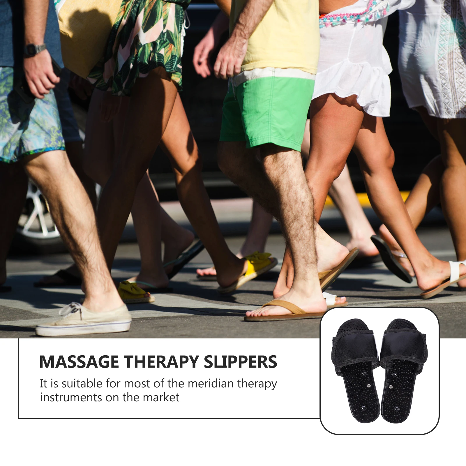 1 Pair Magnetic Massage Slippers Foot Care Lightweight S-Resistant Acupoint Massage Promote Blood Circulation Therapy
1 Pair Magnetic Massage Slippers Foot Care Lightweight S-Resistant Acupoint Massage Promote Blood Circulation Therapy
