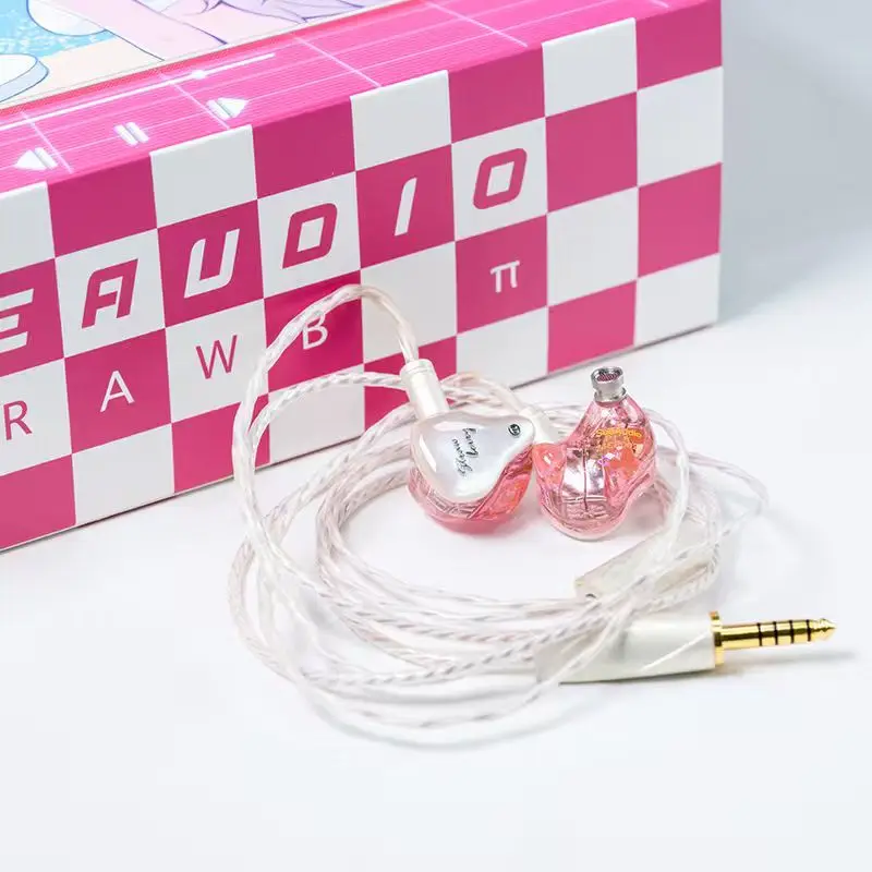 SeeAudio Strawberry PI Наушники-вкладыши 6BA Блок драйвера Сбалансированная арматура Проводной 0,78 мм 2-контактный сменный кабель Спортивные Hi-Fi наушники
SeeAudio Strawberry PI Наушники-вкладыши 6BA Блок драйвера Сбалансированная арматура Проводной 0,78 мм 2-контактный сменный кабель Спортивные Hi-Fi наушники