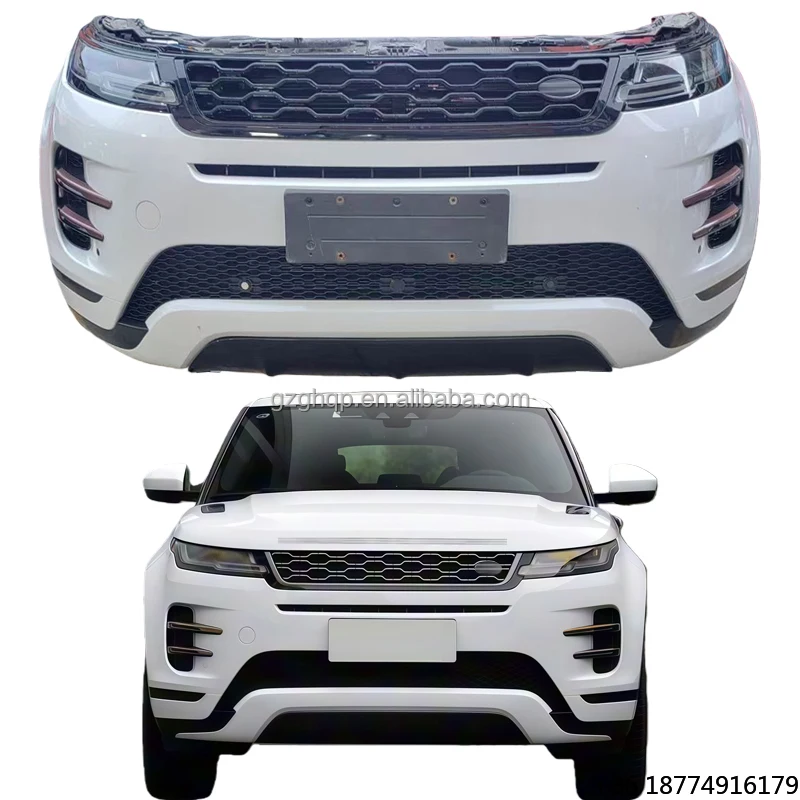 Original High-quality Car Front Bumper with Fan Radiator, Suitable for 2020 Range Rover Evoque White Bumper Body Kit.
Original High-quality Car Front Bumper with Fan Radiator, Suitable for 2020 Range Rover Evoque White Bumper Body Kit.