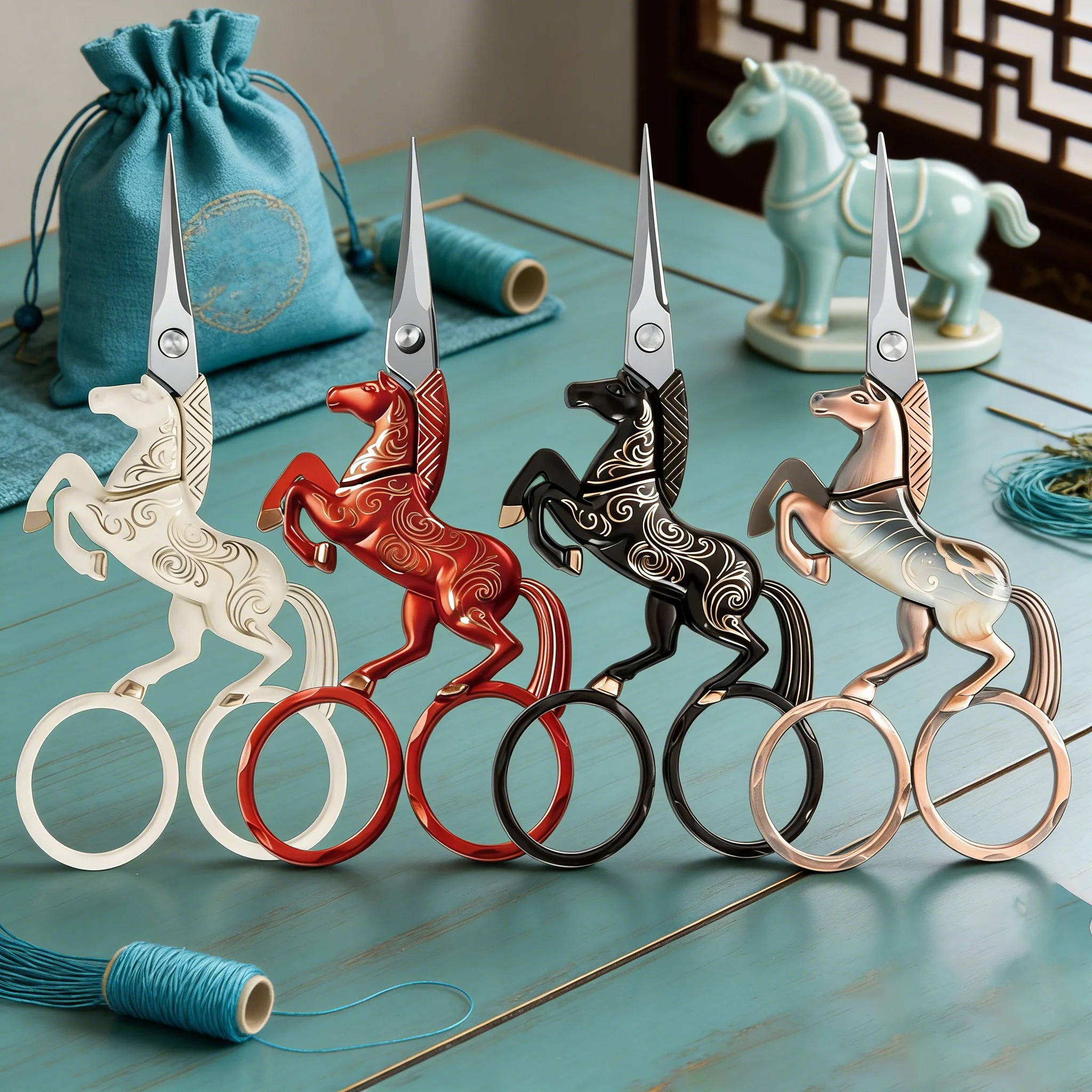 1PC,Creative Horse Design Craft Shears Lightweight Sewing Scissors for Fabric Thread Office Scissors DIY Cutter Fabric Tools
1PC,Creative Horse Design Craft Shears Lightweight Sewing Scissors for Fabric Thread Office Scissors DIY Cutter Fabric Tools