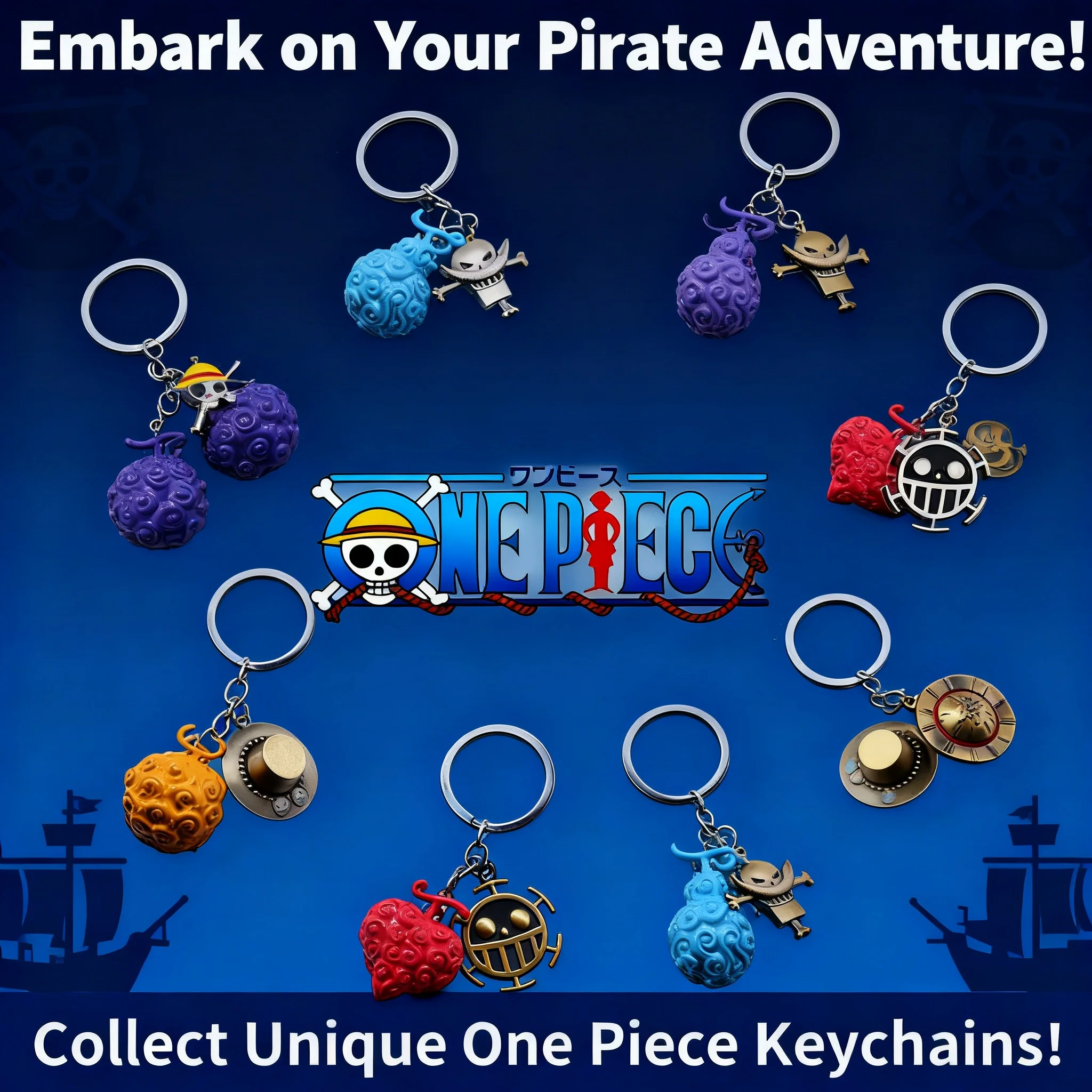 One Piece Anime Metal Keychain Luffy Ace Law Devil Fruit Keyring Creative Pendant Car Key Holder Fashion Decoration Charm Gifts
One Piece Anime Metal Keychain Luffy Ace Law Devil Fruit Keyring Creative Pendant Car Key Holder Fashion Decoration Charm Gifts