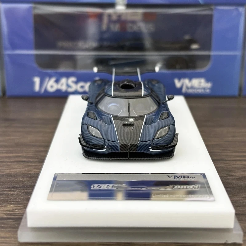 Готовые акции VMB 1/64 ONE1 Carbon Blue Коллекция Подарочная масштабная модель автомобиля
Готовые акции VMB 1/64 ONE1 Carbon Blue Коллекция Подарочная масштабная модель автомобиля