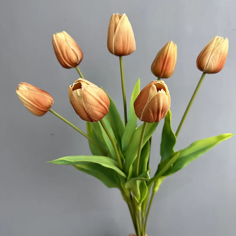 Artificial Plants Tulip Silicone Flowers Decorative Home Hotel Wedding Party Floral Bouquet Decor Living Room Table Tulip
Artificial Plants Tulip Silicone Flowers Decorative Home Hotel Wedding Party Floral Bouquet Decor Living Room Table Tulip