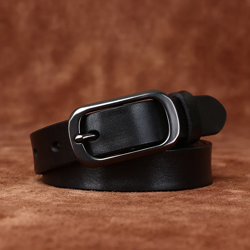 2.3CM wide genuine leather belt for women, simple and versatile, fashionable and retro, top layer cowhide casual pants belt
2.3CM wide genuine leather belt for women, simple and versatile, fashionable and retro, top layer cowhide casual pants belt