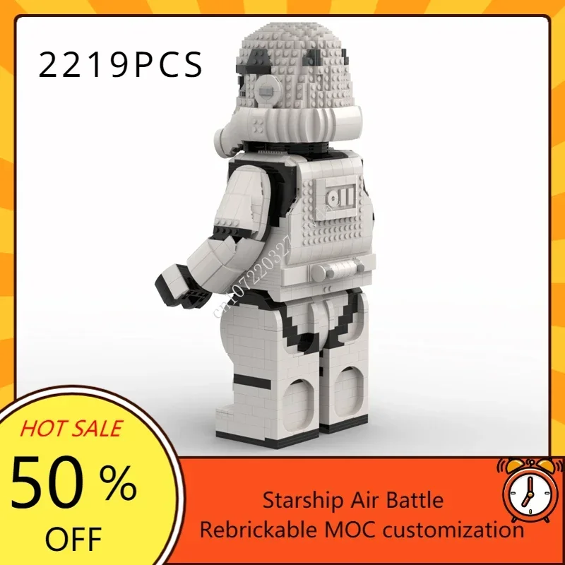 2219 шт. MOC Space Battle Series Trooper Mega фигурка модель строительные блоки технологические кирпичи DIY креативная сборка игрушки подарки для детей
2219 шт. MOC Space Battle Series Trooper Mega фигурка модель строительные блоки технологические кирпичи DIY креативная сборка игрушки подарки для детей