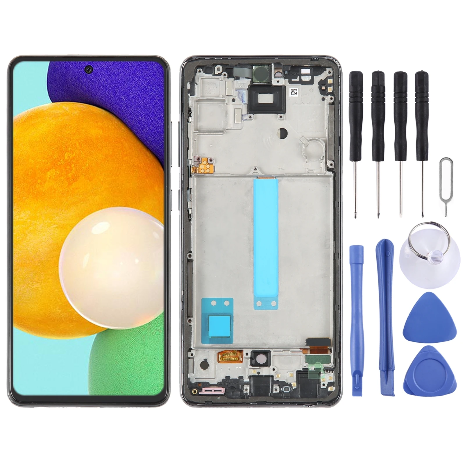 6,33 дюймовый OLED ЖК-экран для Samsung Galaxy A52 фотографический цифровой преобразователь Полный комплект с рамкой Ремонт Замена ЖК-экрана
6,33 дюймовый OLED ЖК-экран для Samsung Galaxy A52 фотографический цифровой преобразователь Полный комплект с рамкой Ремонт Замена ЖК-экрана