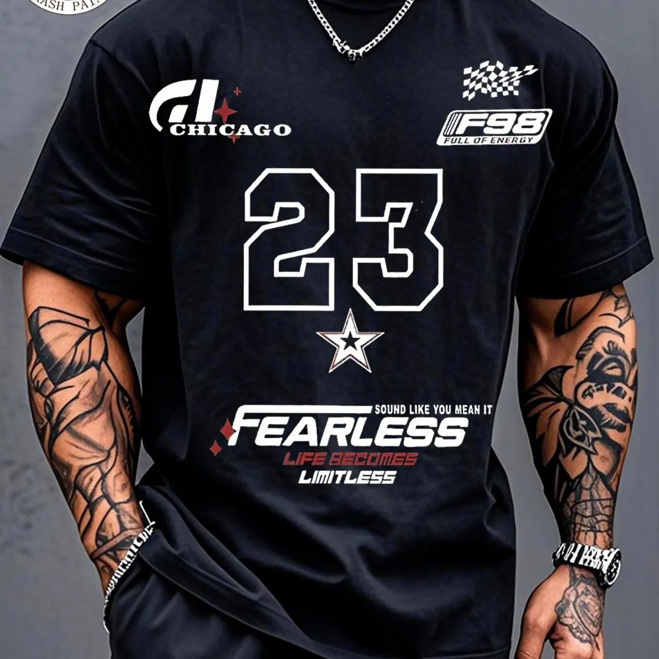 Men's Plus Size Alphabet Print T-Shirt - Cotton Regular Version Crew Neck Casual T-Shirt Suitable for Summer Racing Atmosphere
Men's Plus Size Alphabet Print T-Shirt - Cotton Regular Version Crew Neck Casual T-Shirt Suitable for Summer Racing Atmosphere