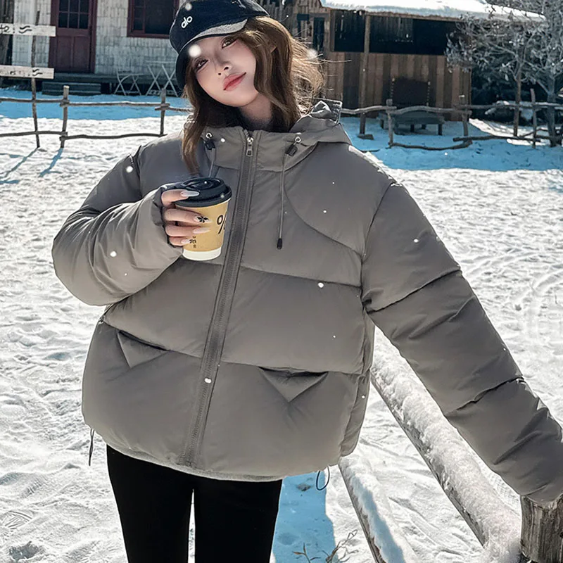 Parker Short Down Cotton Jacket For Women 2025 New Winter Breadwear Solid Color Fashionable Thicke Down Women's Cotton Coat H519
Parker Short Down Cotton Jacket For Women 2025 New Winter Breadwear Solid Color Fashionable Thicke Down Women's Cotton Coat H519