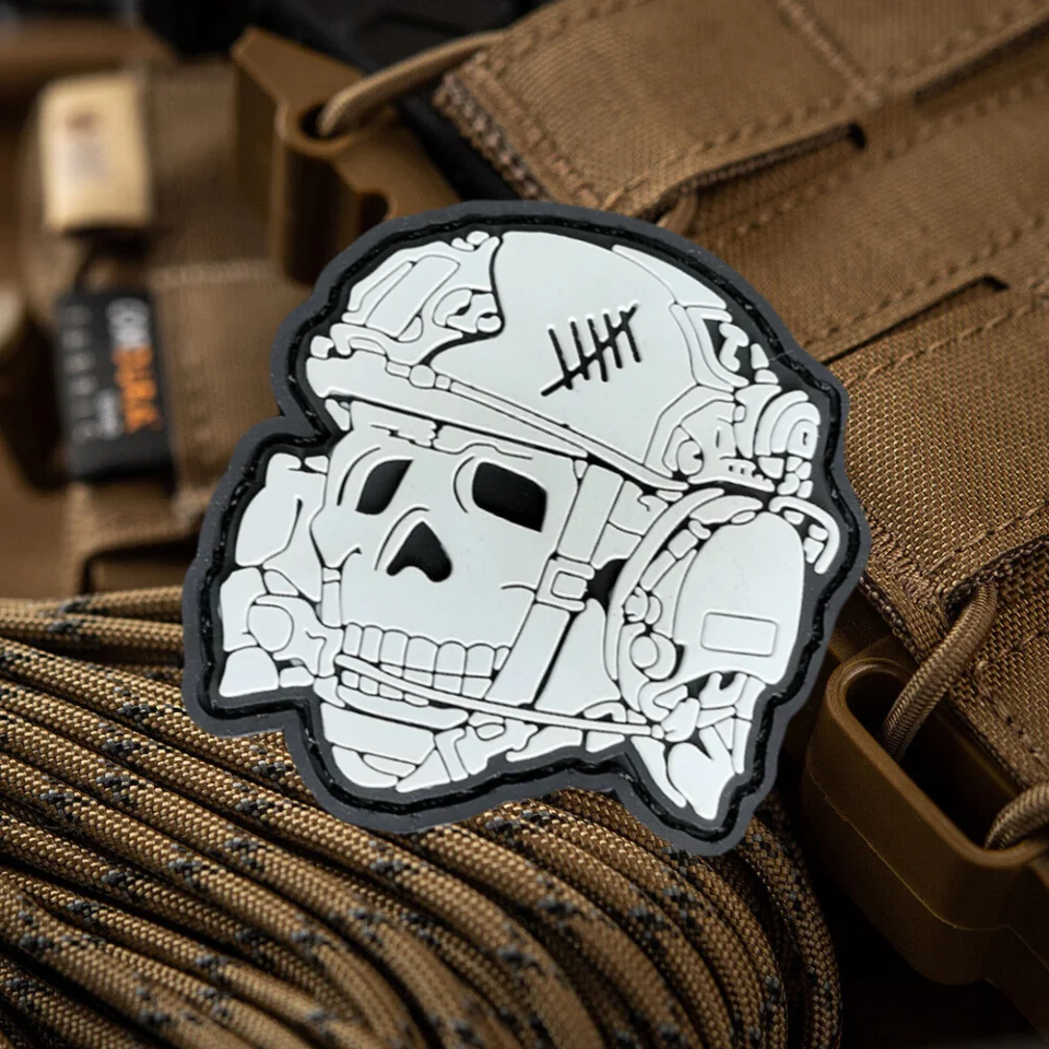 Skull Tactical Patch PVC Hook&Loop Emblem Patches Military Morale Badge Army Armband Chevron Backpack Stickers
Skull Tactical Patch PVC Hook&Loop Emblem Patches Military Morale Badge Army Armband Chevron Backpack Stickers