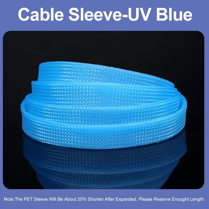 Light Blue PET Insulation Expandable Braided Sleeve 2 - 40mm High Density Wire Wrap Cover Nylon Sheath Protection Cable Sleeving
Light Blue PET Insulation Expandable Braided Sleeve 2 - 40mm High Density Wire Wrap Cover Nylon Sheath Protection Cable Sleeving