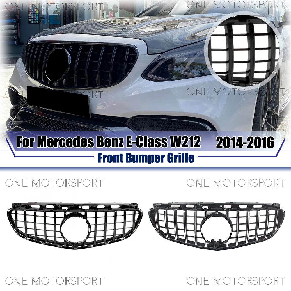 Glossy Black GTR Style Front Bumper Grille For Mercedes Benz E-Class W212 2014-2016 E200 E300 E350 E400 E500 Silver Upper Grille
Glossy Black GTR Style Front Bumper Grille For Mercedes Benz E-Class W212 2014-2016 E200 E300 E350 E400 E500 Silver Upper Grille