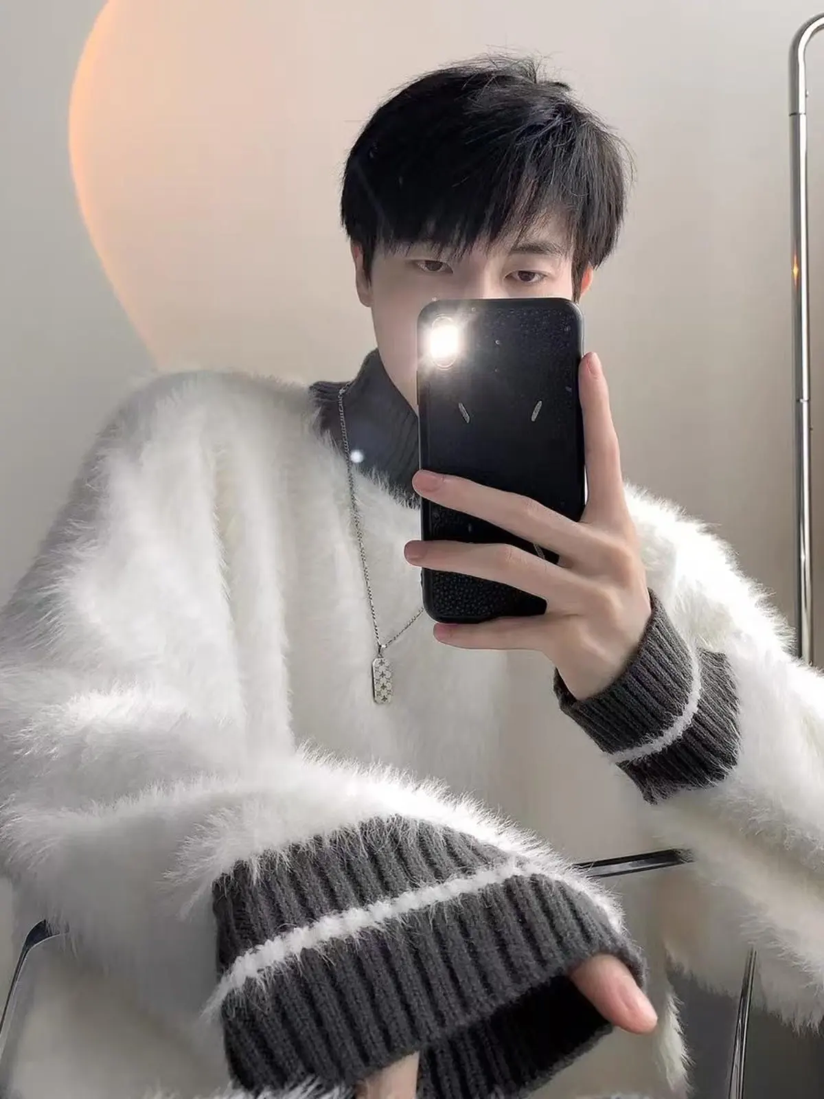 Fur Collar Wool Pullovers Mens Brushed Inside Soft Touch Inner Surface Comfortable Skin-Friendly Winter Thermal Cozy Warm Therma
Fur Collar Wool Pullovers Mens Brushed Inside Soft Touch Inner Surface Comfortable Skin-Friendly Winter Thermal Cozy Warm Therma
