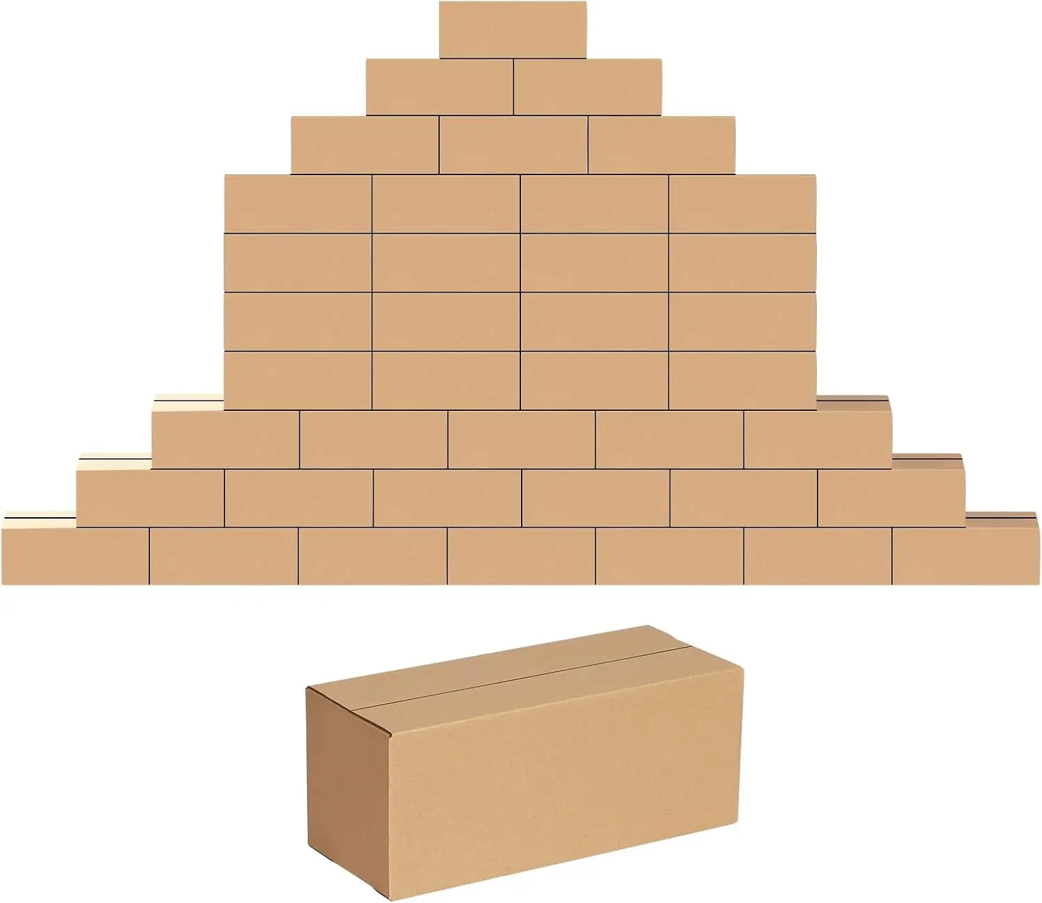 40 Pack 10x4x4 Corrugated Shipping Boxes for Packing, Mailing, Moving
40 Pack 10x4x4 Corrugated Shipping Boxes for Packing, Mailing, Moving