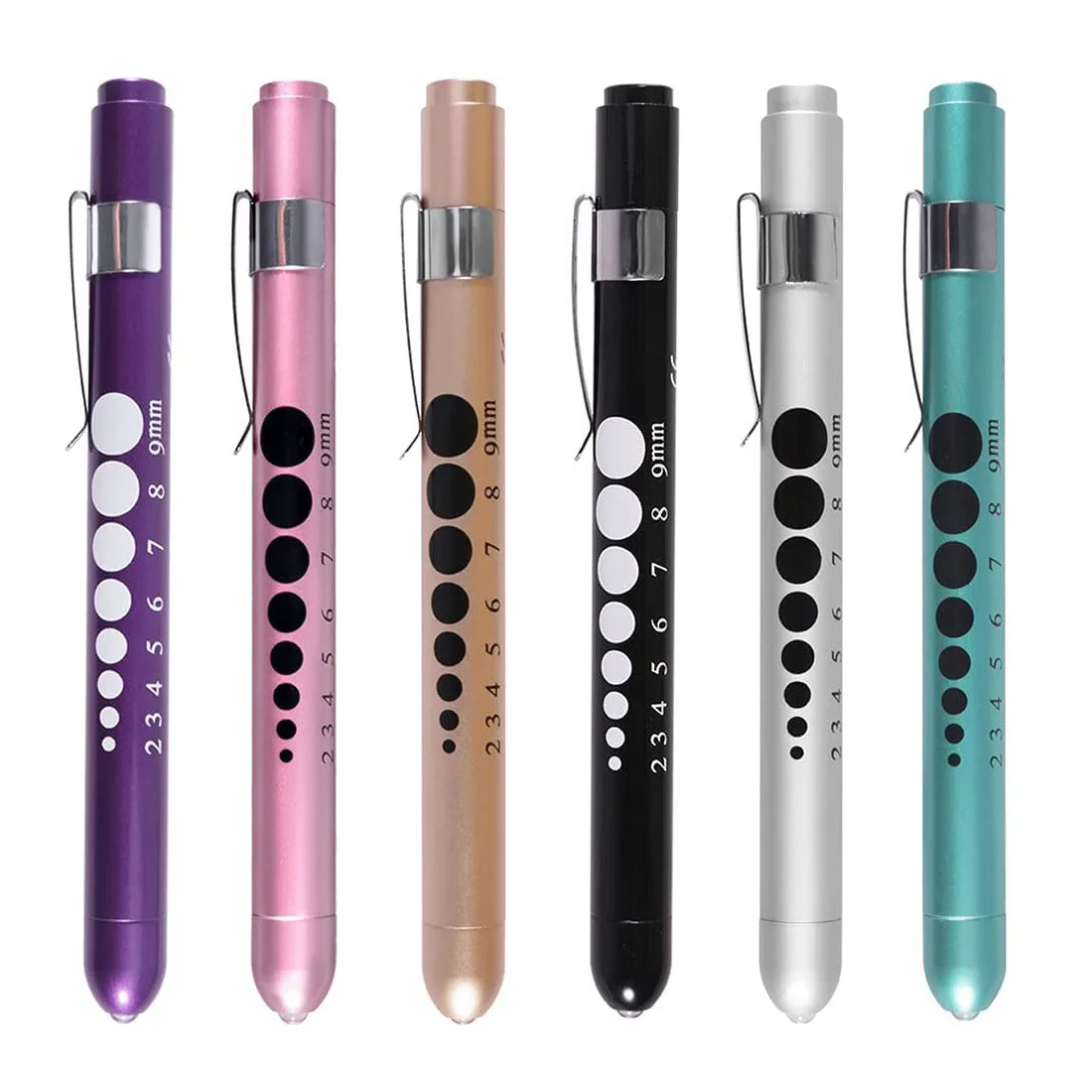 LED Penlight Torch Pocket Flashlight Penlight Handheld Portable Lamp Lantern Medical Pen Torch with Pupil Gauge for Nurse Doctor 
LED Penlight Torch Pocket Flashlight Penlight Handheld Portable Lamp Lantern Medical Pen Torch with Pupil Gauge for Nurse Doctor