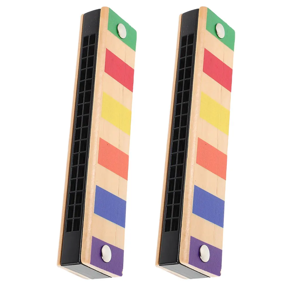 2Pcs Children Wooden Harmonica 16Hole Double Row Kids Instrument Musical Toys Bright Colors Durable Design Lightweight for kids
2Pcs Children Wooden Harmonica 16Hole Double Row Kids Instrument Musical Toys Bright Colors Durable Design Lightweight for kids
