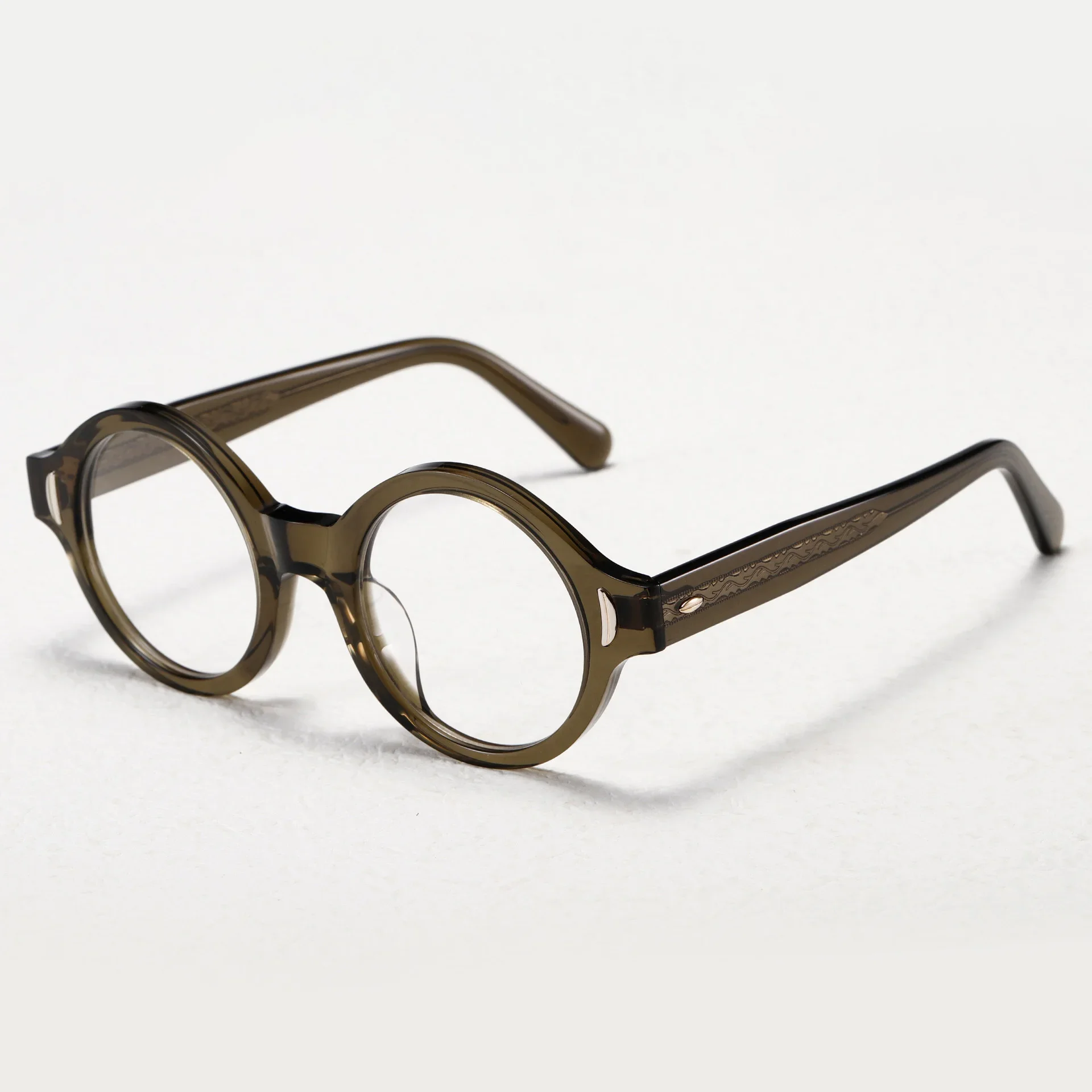 Acetate Myopia Glasses Vintage Round Eyeglasses Frame Men Women Anti Blue Light Prescription Glasses Spectacles Male -125 175
Acetate Myopia Glasses Vintage Round Eyeglasses Frame Men Women Anti Blue Light Prescription Glasses Spectacles Male -125 175