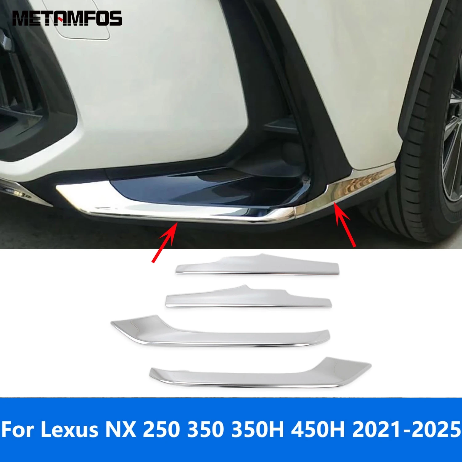 Накладка на передний угловой бампер для Lexus NX 250 350 350H 450H 2021-2024 2025, нержавеющая полоса для предотвращения столкновений, аксессуары для стайлинга автомобилей
Накладка на передний угловой бампер для Lexus NX 250 350 350H 450H 2021-2024 2025, нержавеющая полоса для предотвращения столкновений, аксессуары для стайлинга автомобилей