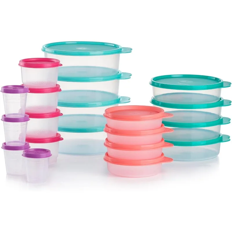 Smartest Start 40 Piece Set, Dishwasher Safe and BPA Free (20 Containers, 20 Lids)
Smartest Start 40 Piece Set, Dishwasher Safe and BPA Free (20 Containers, 20 Lids)