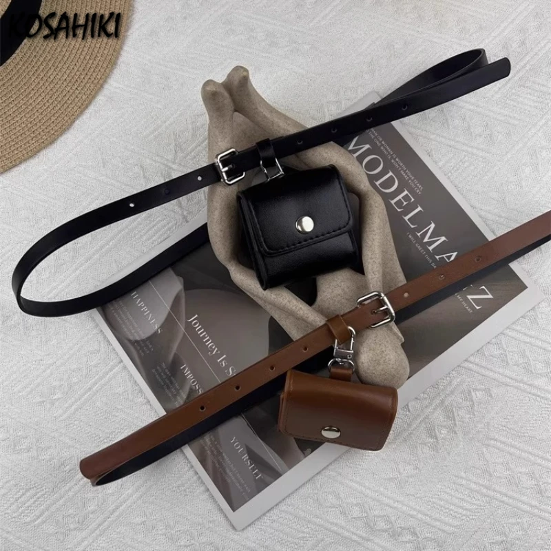 2025 Women New Solid Vintage Mini Handbags All Match Y2k Aesthetic Simple Belt Top-Handle Bags Fashion Casual Waist Packs Trendy
2025 Women New Solid Vintage Mini Handbags All Match Y2k Aesthetic Simple Belt Top-Handle Bags Fashion Casual Waist Packs Trendy