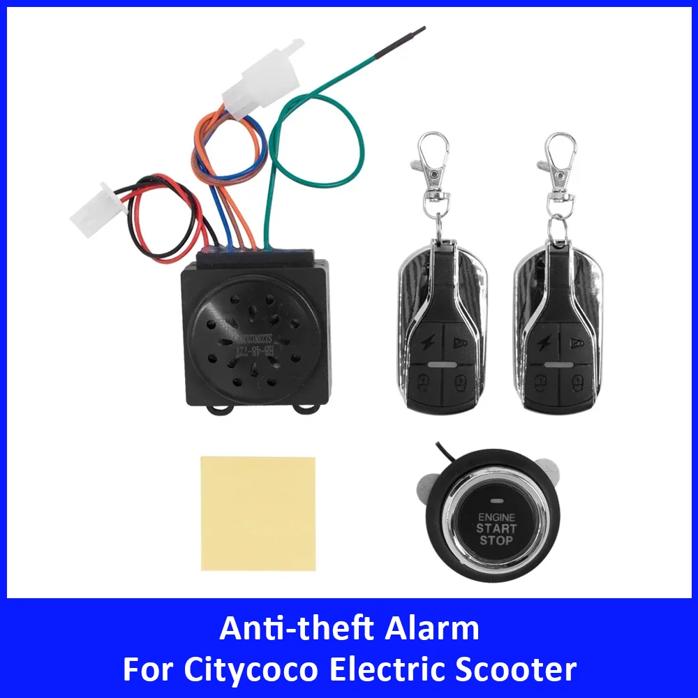 36 В-72 В устройство противоугонной сигнализации для аксессуаров для электрических скутеров Citycoco, модифицированная кнопка запуска, детали сигнализации с дистанционным управлением
36 В-72 В устройство противоугонной сигнализации для аксессуаров для электрических скутеров Citycoco, модифицированная кнопка запуска, детали сигнализации с дистанционным управлением