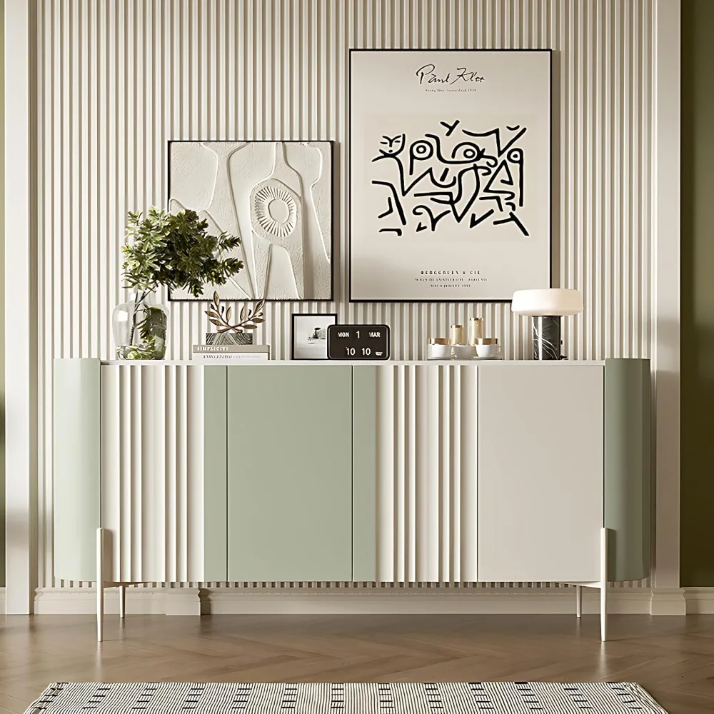 Sideboard Buffet Cabinet - Buffet Cabinet with Storage, Solid Wood Storage Cabinet with 4 Doors(60'')
Sideboard Buffet Cabinet - Buffet Cabinet with Storage, Solid Wood Storage Cabinet with 4 Doors(60'')