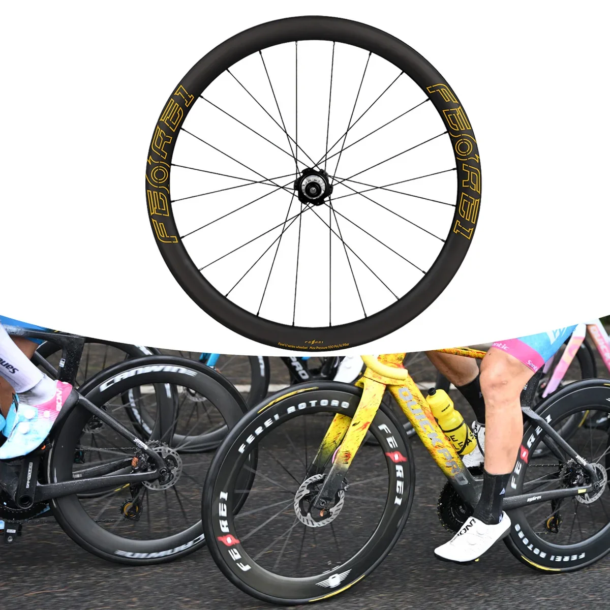 U Series Roue Vélo De Route Bicycle 700C Best Carbon Wheels For Road Bike 11/12 Speed Wheelset Lightweight Disc Wheelset
U Series Roue Vélo De Route Bicycle 700C Best Carbon Wheels For Road Bike 11/12 Speed Wheelset Lightweight Disc Wheelset