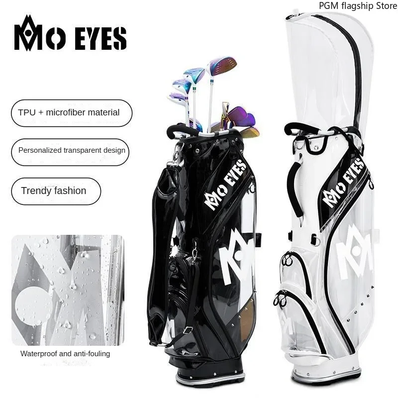 MO EYES Magic Eye Golf Bag for Men and Women Personalized Transparent Golf Bag Waterproof TPU Material Travel Club Bag M22QB04
MO EYES Magic Eye Golf Bag for Men and Women Personalized Transparent Golf Bag Waterproof TPU Material Travel Club Bag M22QB04