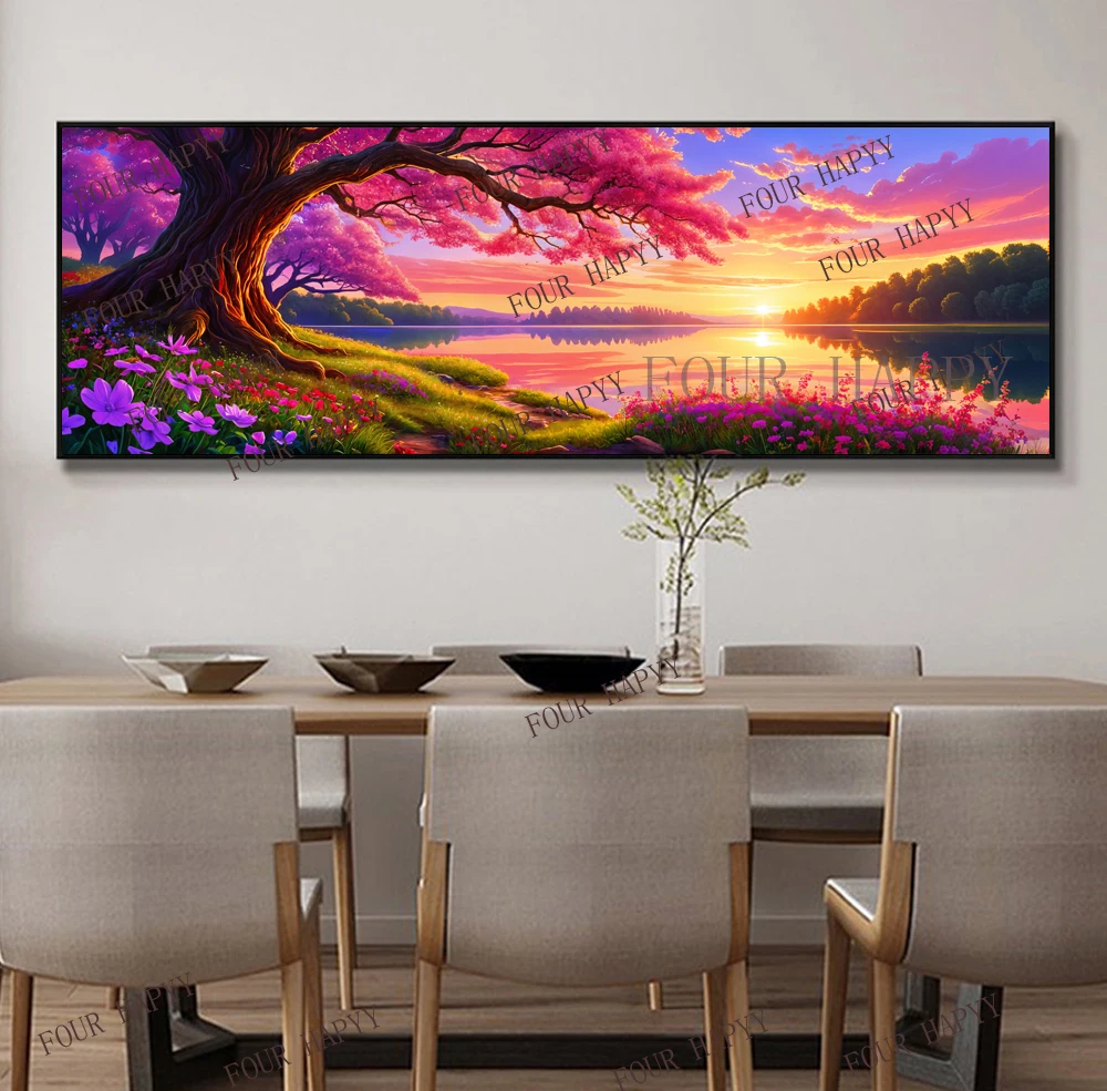 5D DIY Large Diamond Painting Cross Sunset Tree Beautiful Colorful Landscape Wall Art, Full Round Drill, Embroidery Home Decor
5D DIY Large Diamond Painting Cross Sunset Tree Beautiful Colorful Landscape Wall Art, Full Round Drill, Embroidery Home Decor