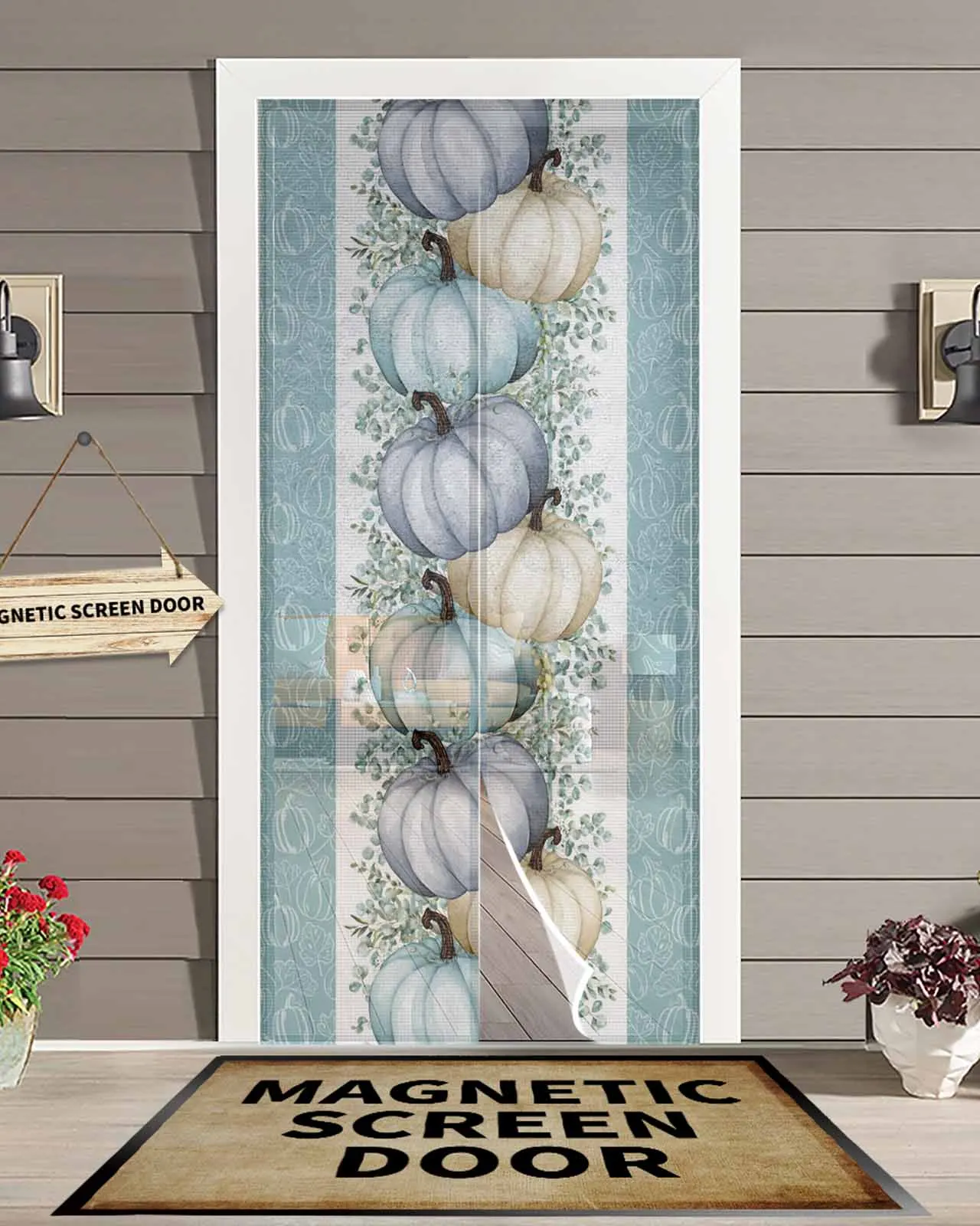 Pumpkin Eucalyptus Leaf Magnetic Door Curtain Living Room Bedroom Home Anti-mosquito Screen Door Curtain
Pumpkin Eucalyptus Leaf Magnetic Door Curtain Living Room Bedroom Home Anti-mosquito Screen Door Curtain