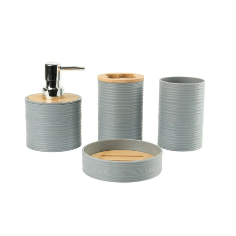 Simple Bath Storage Solution 4PCS Textured Lid Container Space Saving X3UC
Simple Bath Storage Solution 4PCS Textured Lid Container Space Saving X3UC