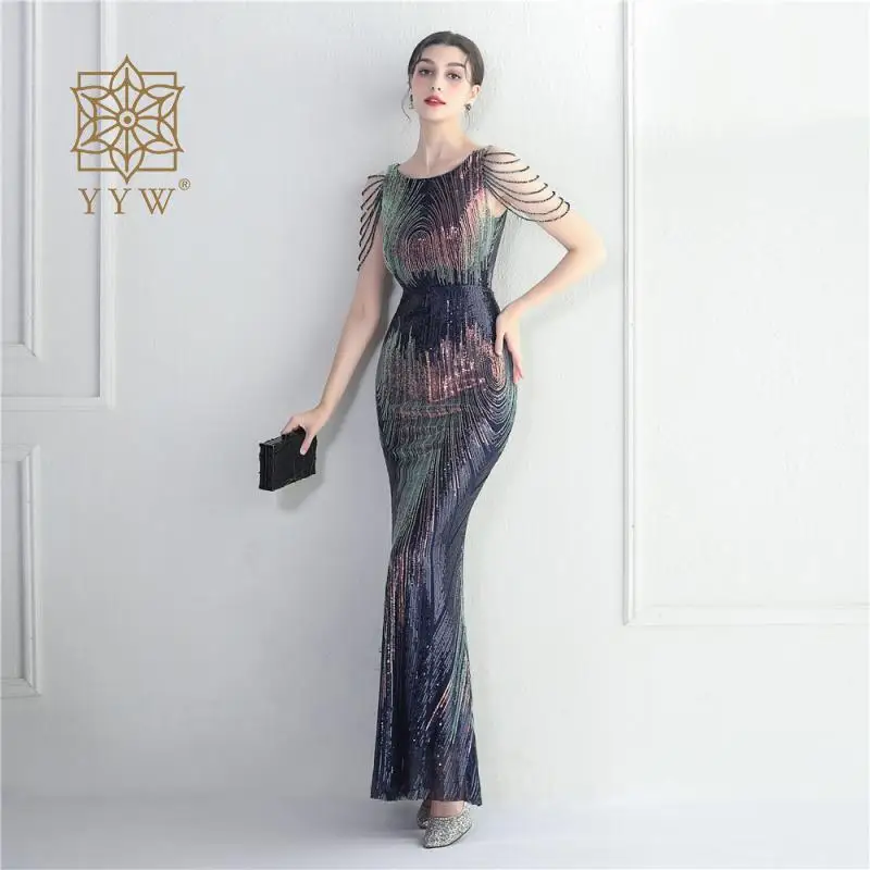 Long Evening Dress Classic Sequins Mermaid Sleeveless Party Dresses Beads Bling Glitter Sequin Party Dresses Cocktail 2023 New
Long Evening Dress Classic Sequins Mermaid Sleeveless Party Dresses Beads Bling Glitter Sequin Party Dresses Cocktail 2023 New